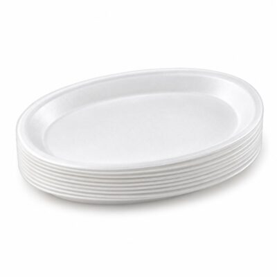 Dĩa xốp oval 26cm