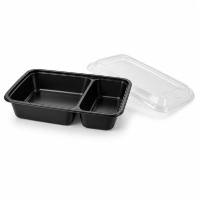 Hộp nhựa PP 2 ngăn dùng lò vi sóng