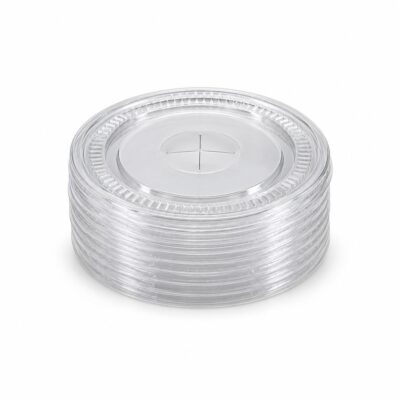 Nắp bằng ly 90mm có lỗ ống hút